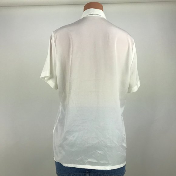 James Kenrob By Dalton Women's Top Size L White - Picture 5 of 8